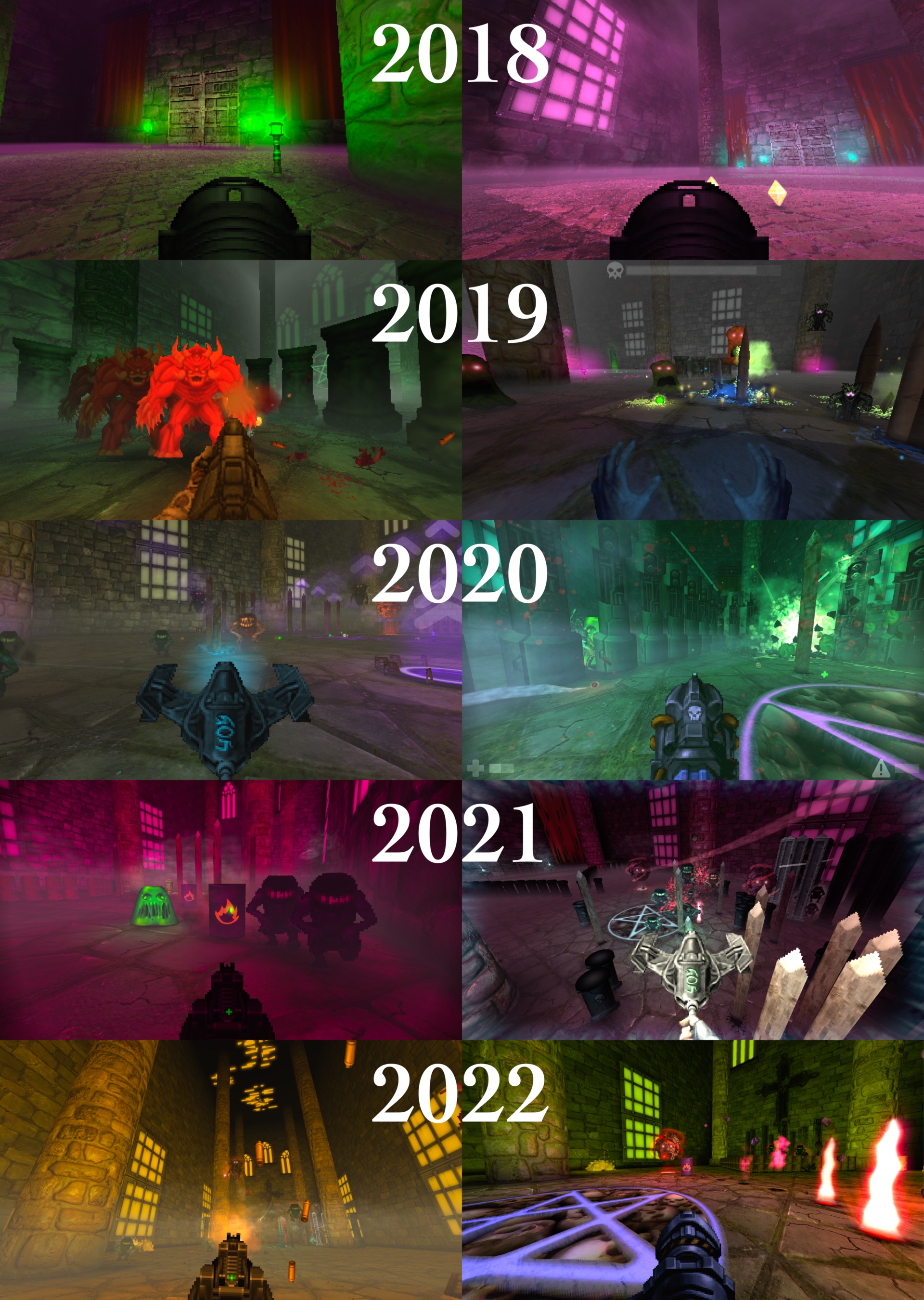 Screenshot of Impaler's development timeline